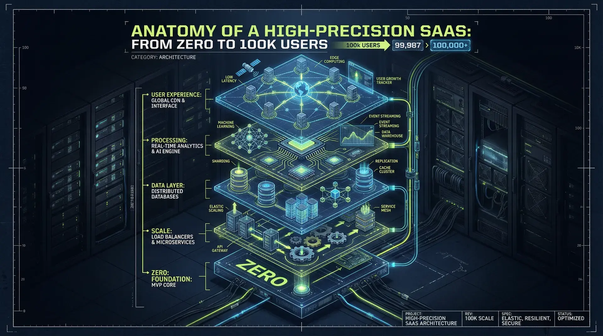 The Anatomy of a High-Precision SaaS: From Zero to 100k Users