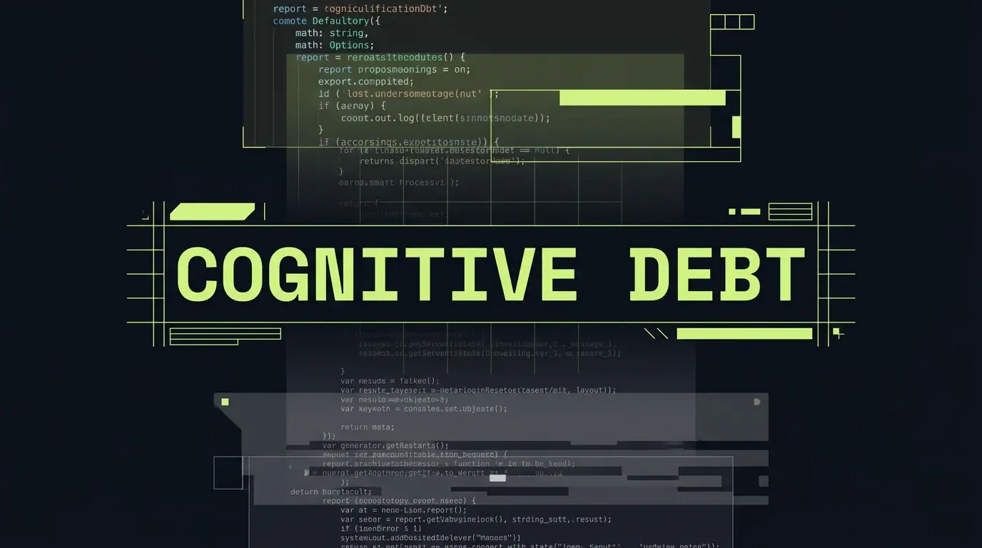 Cognitive Debt: The Hidden Cost Your AI-Assisted Team Isn't Measuring