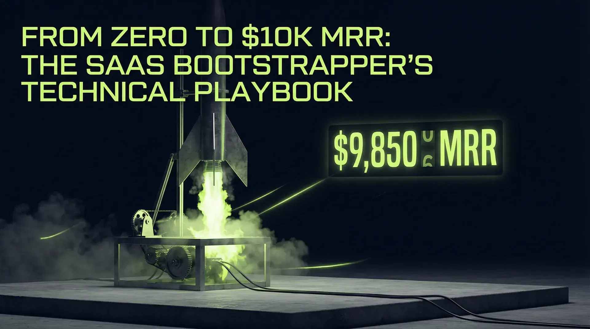 From Zero to $10k MRR: The SaaS Bootstrapper's Technical Playbook