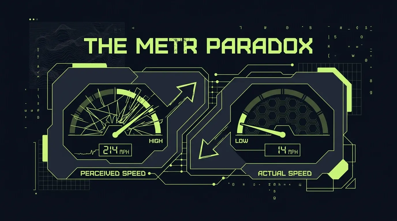 The METR Paradox: Why AI Makes Your Best Engineers Think They're Faster (While Slowing Them Down)